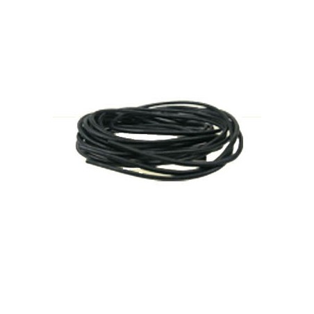 Corda in pelle nera 2 m/m