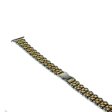 Bracciale bicolore grana di riso