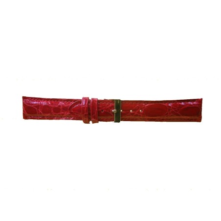 Cinturino coccodrillo bombato