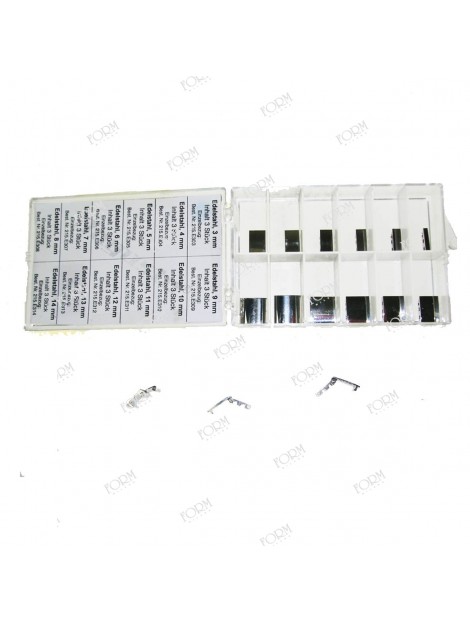 Assortimento chiusure acc.