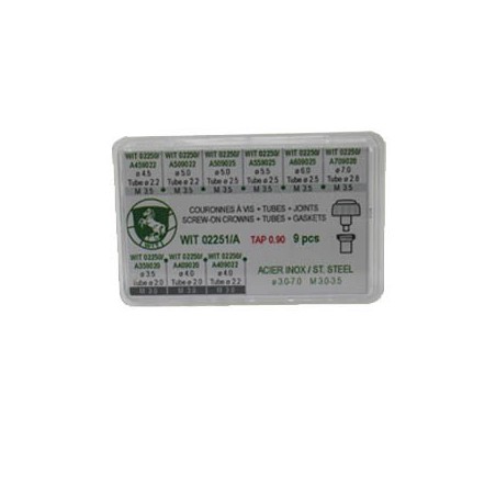 Assortimento corone a vite inox