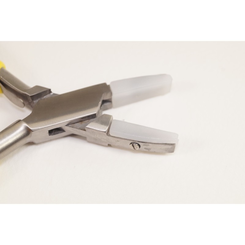 Pinza con becchi in teflon