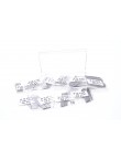 Barrette in acciaio per bracciali