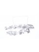 Barrette in acciaio per bracciali