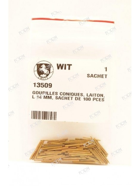 Assortimento cupiglie in ottone