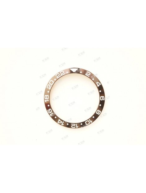 Lunetta di ceramica nera