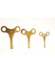 Chiave in ottone per pendola