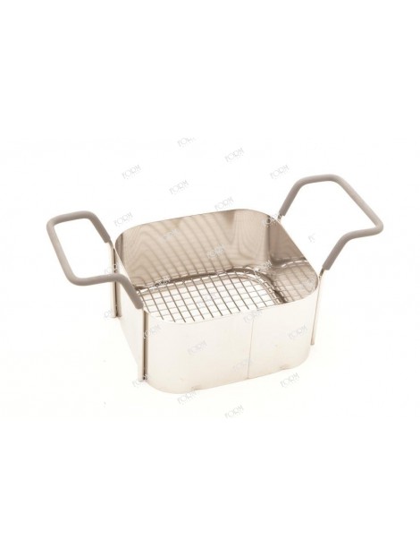 Cestello inox  112 x 103 mm  con manici ricoperti