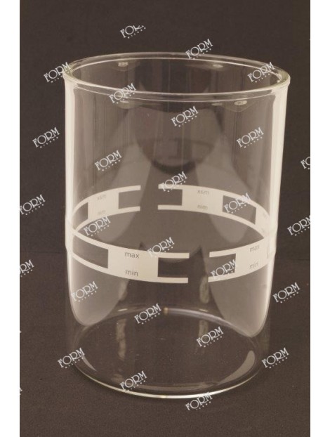 Vaso in vetro per Elmasolvex RM
