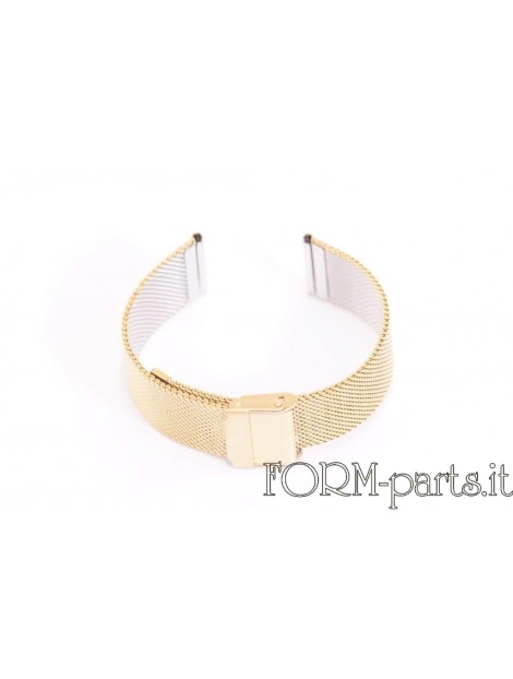 Bracciale dorato maglia Milano