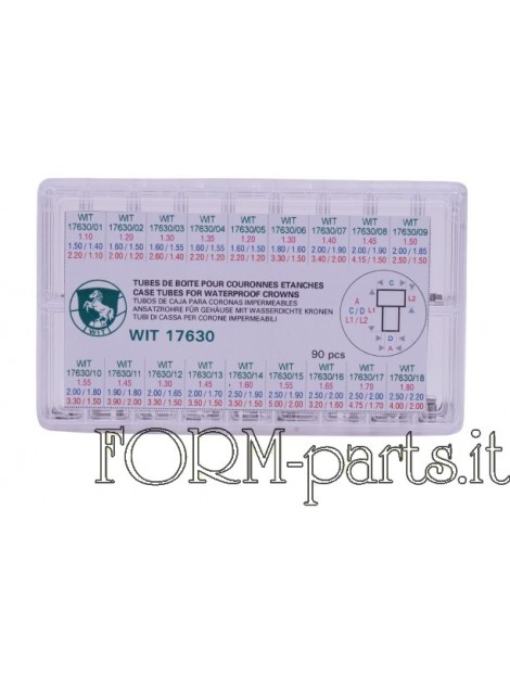 Tubi per corone in assortimento