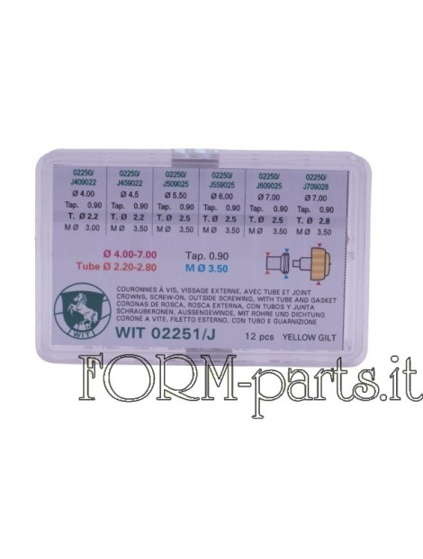 Assortimento corone a vite laminate